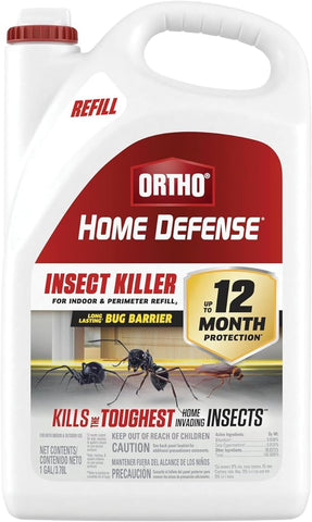 Ortho Home Defense Insect Killer for Indoor & Perimeter Refill2, Controls Ants, Roaches, Spiders, and More, 1 gal.