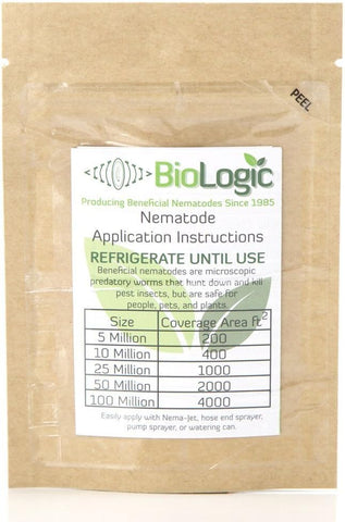 BioLogic Scanmask Steinernema Feltiae (Sf) Beneficial Nematodes for Natural Insect Pest Control, 5 Million Size