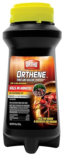 Ortho Orthene Fire Ant Killer1, Kills Queen, Destroys up to 162 Mounds, 12 oz. Dry Powder, Ant Poison Works in 60 minutes