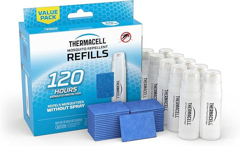 Thermacell Mosquito Repellent Refills; Compatible with Any Fuel-Powered Thermacell Repeller; Highly Effective, Long Lasting, No Spray, No Scent, No Mess; 15 Foot Zone of Mosquito Protection