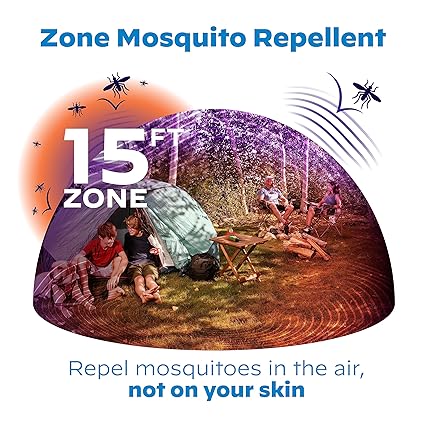 Thermacell Mosquito Portable Repeller; Includes 12-Hour Refill; 15 Foot Zone of Protection; Highly Effective Mosquito Repellent; Bug Spray Alternative; Scent Free